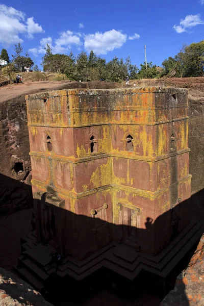 Известная Этиопская Церковь Лалибэле — стоковое фото