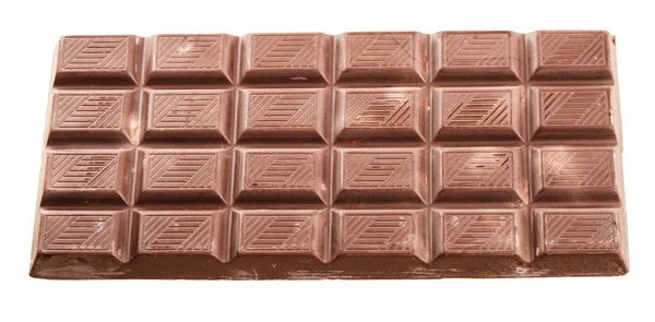 Chocolade bar geïsoleerd — Stockfoto