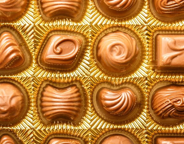 Variety Chocolate Pralines — Stock Photo, Image