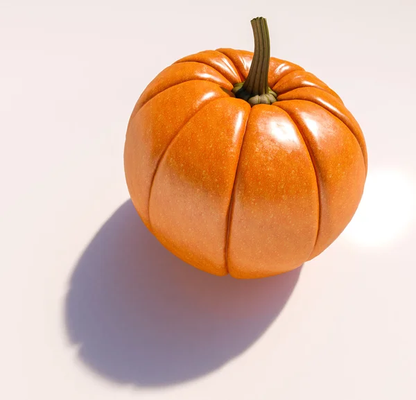 Halloween Pumpkin on White — Stock Photo, Image