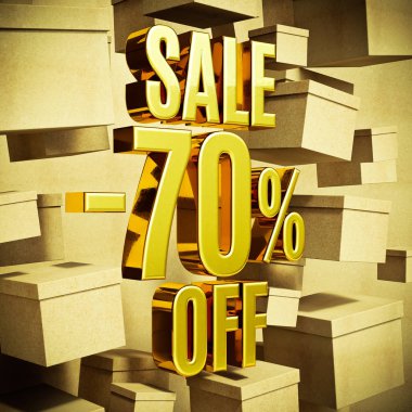 Altın yüzde işareti