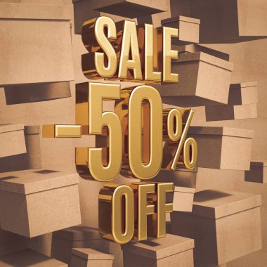 Altın yüzde işareti