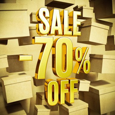 Altın yüzde işareti