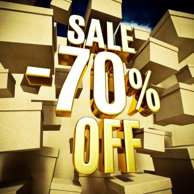 Altın yüzde işareti