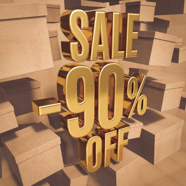 Altın yüzde işareti