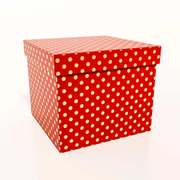 Красная коробка Стоковая Картинка