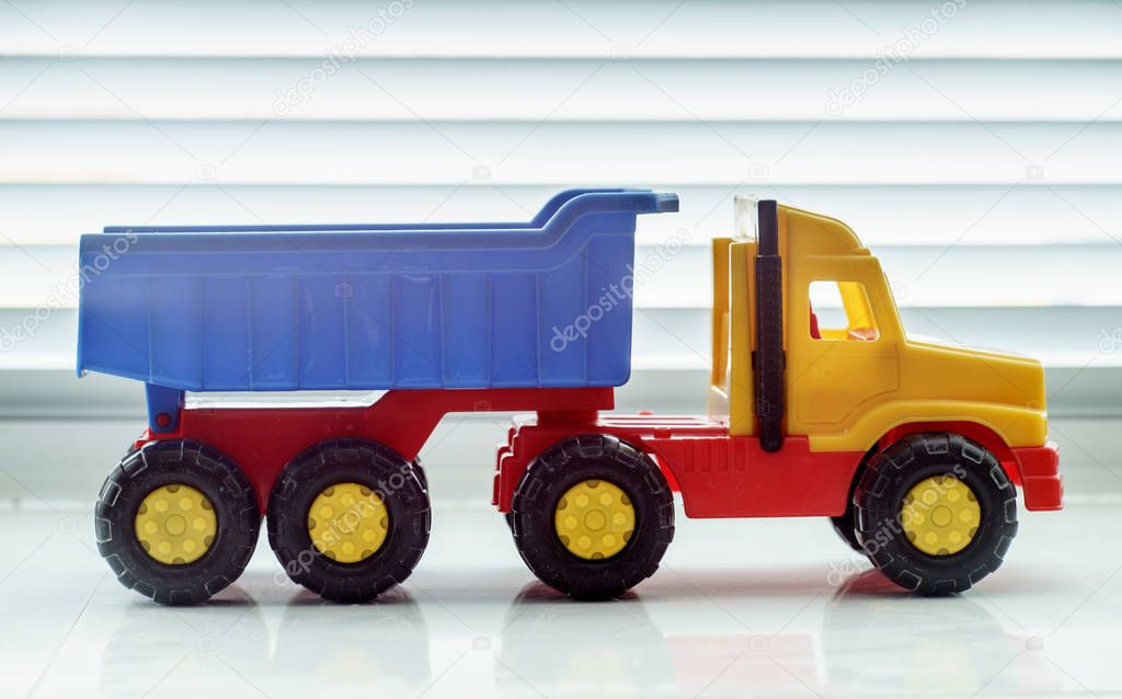 Toy Dump Truck Close up
