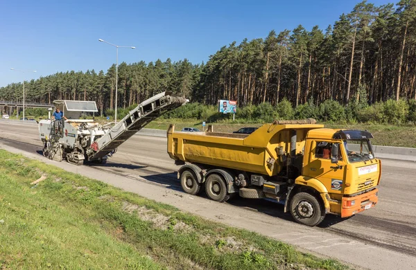 Sommar Road reparation — Stockfoto