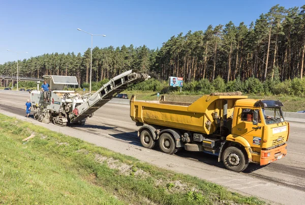 Sommar Road reparation — Stockfoto