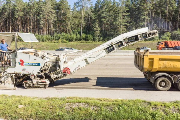 Sommar Road reparation — Stockfoto