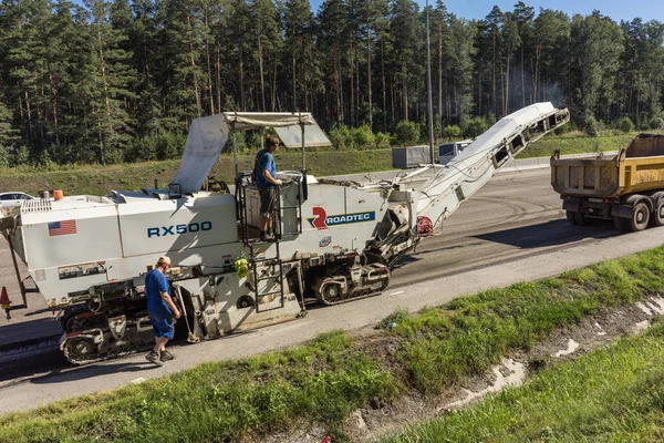 Sommar Road reparation — Stockfoto