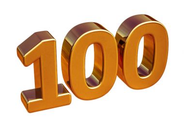Altın 3d 100 yıldönümü kayıt