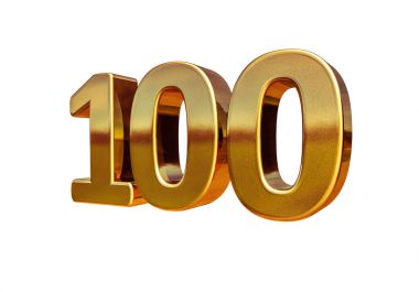 Altın 3d 100 yıldönümü kayıt