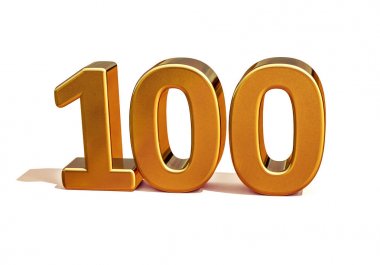 Altın 3d 100 yıldönümü kayıt