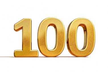Altın 3d 100 yıldönümü kayıt