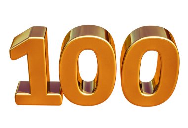 Altın 3d 100 yıldönümü kayıt