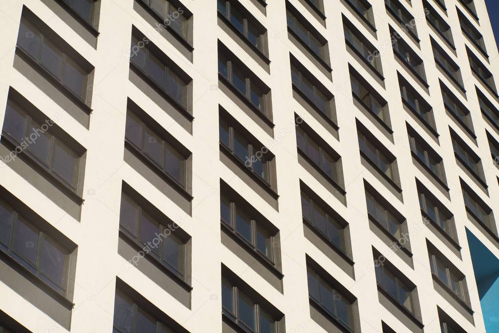 Apartment Complex with Windows