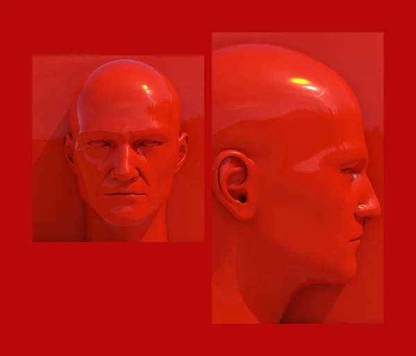 Pop Art κεφάλια — Φωτογραφία Αρχείου