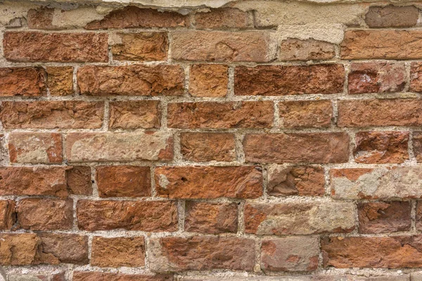 Distressed Wall With Broken Bricks Texture — Stock Photo, Image