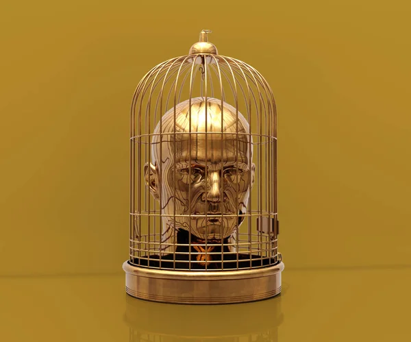 Head in Cage