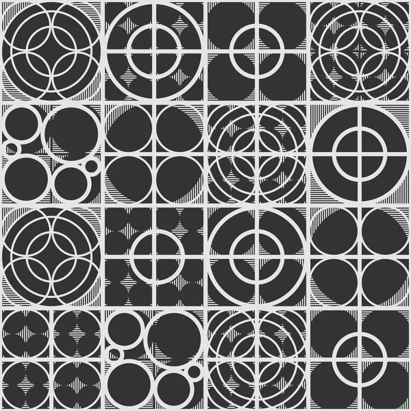 Geometrisches Kreismuster — Stockvektor