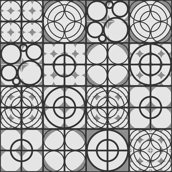 Modèle de cercle géométrique — Image vectorielle
