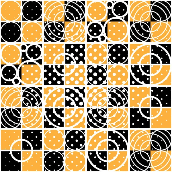 Modèle de cercle géométrique avec effet pointillé — Image vectorielle
