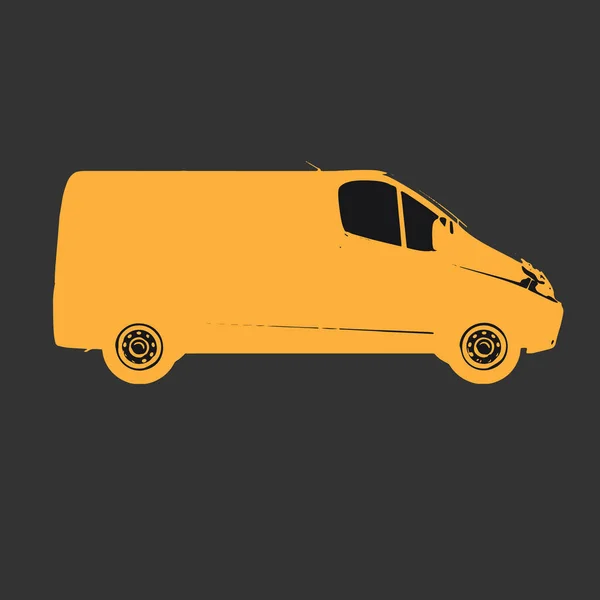 Ikone Lieferwagen — Stockvektor
