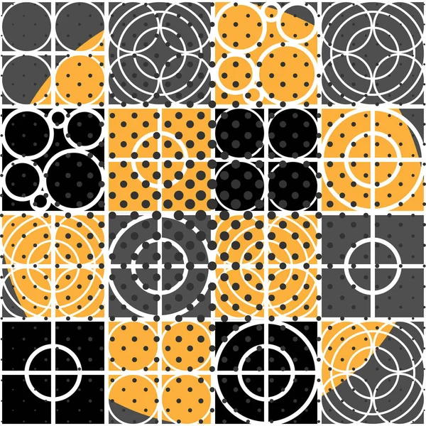 Geometrik daire desen noktalı etkisi ile