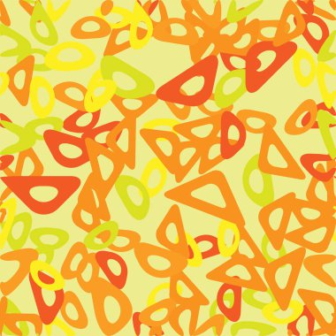 Daire soyut Bio zinciri desen