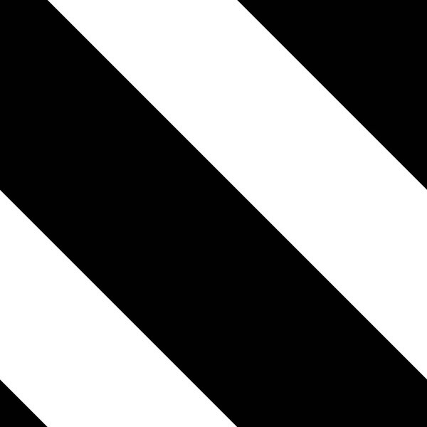 Black and White Diagonal Striped Seamless Pattern
