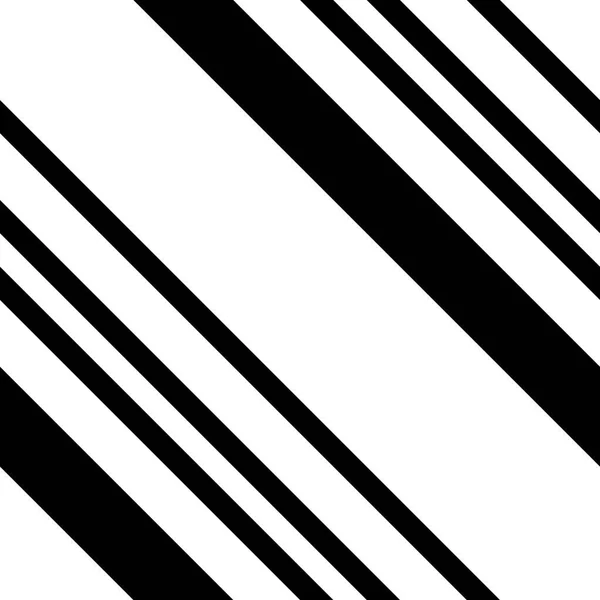 黑白对角条纹无缝图案 — 图库矢量图片