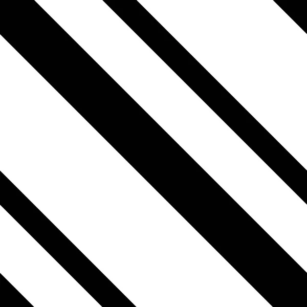 Black and White Diagonal Striped Seamless Pattern — Stock Vector