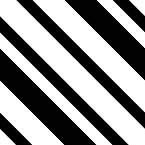 Black and White Diagonal Striped Seamless Pattern — Stock Vector