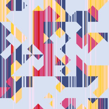 Üçgenler Retro arka plan