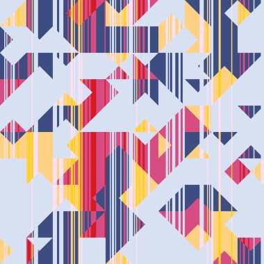 Üçgenler Retro arka plan