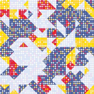 Üçgenler Retro arka plan