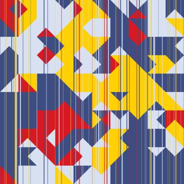 Üçgenler Retro arka plan