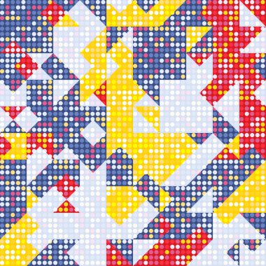 Üçgenler Retro arka plan