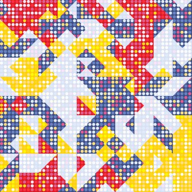 Üçgenler Retro arka plan