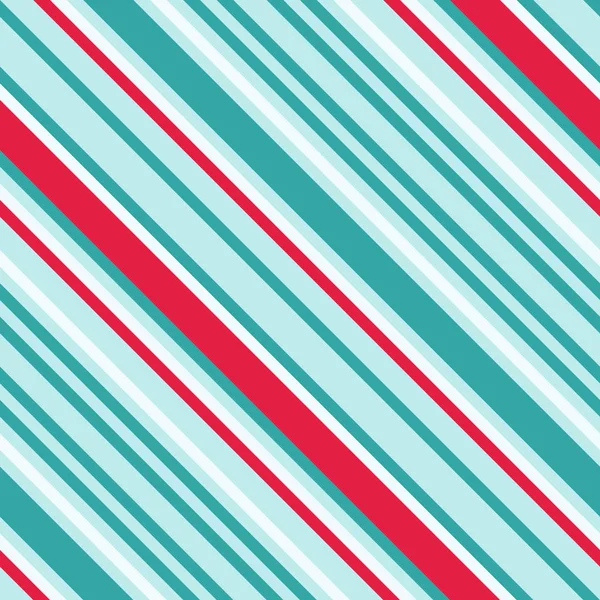 Weihnachten diagonal gestreifte nahtlose Muster — Stockvektor