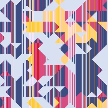 Üçgenler Retro arka plan