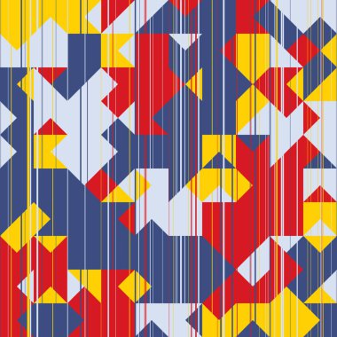 Üçgenler Retro arka plan