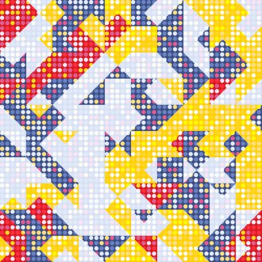 Üçgenler Retro arka plan