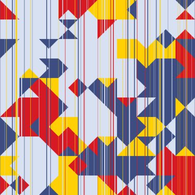 Üçgenler Retro arka plan