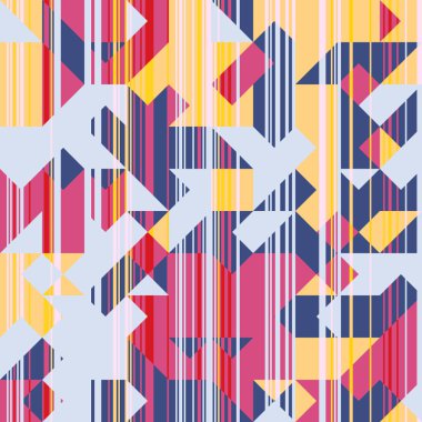 Üçgenler Retro arka plan