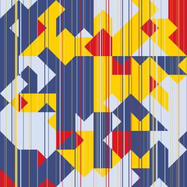 Üçgenler Retro arka plan