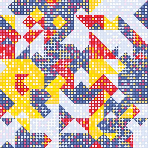 Dreiecke retro abstrakten Hintergrund — Stockvektor