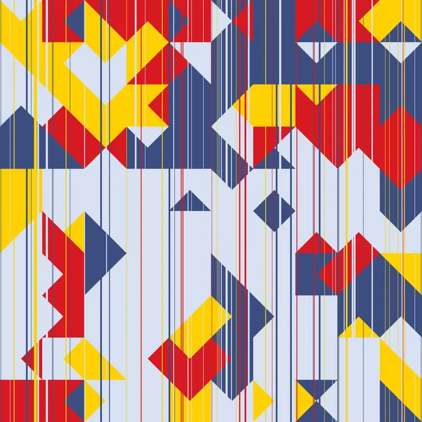 Dreiecke retro abstrakten Hintergrund — Stockvektor