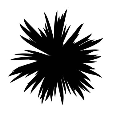 Siyah ve beyaz çiçekler siluet